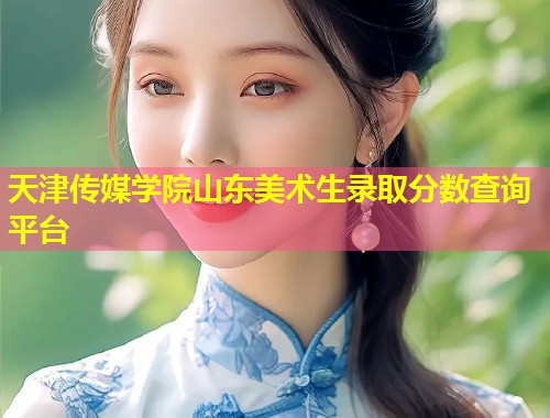 天津传媒学院山东美术生录取分数查询平台  第2张
