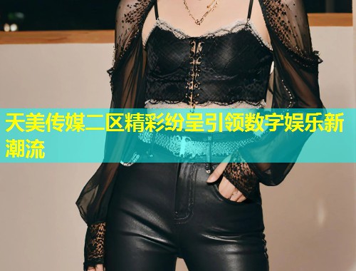 天美传媒二区精彩纷呈引领数字娱乐新潮流  第2张