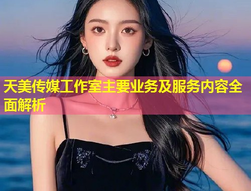 天美传媒工作室主要业务及服务内容全面解析  第2张